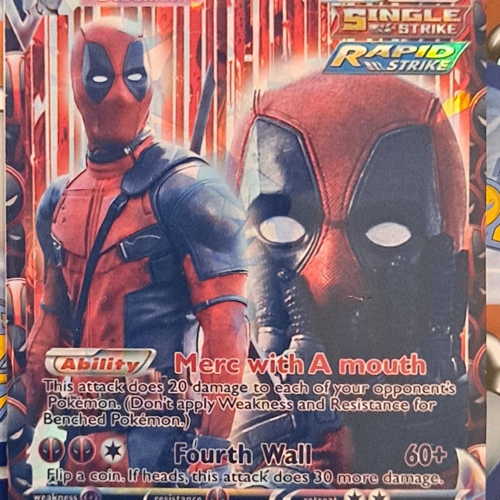 Deadpool Pokemon Card - Picture 7 of 8